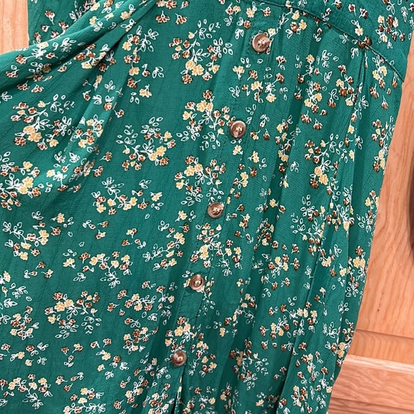 Faithfull The Brand Margot Green Floral Dress - Picture 7 of 14